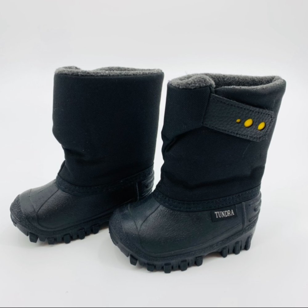 Tundra Snow Boots Toddler Kids Adjustable Closure
